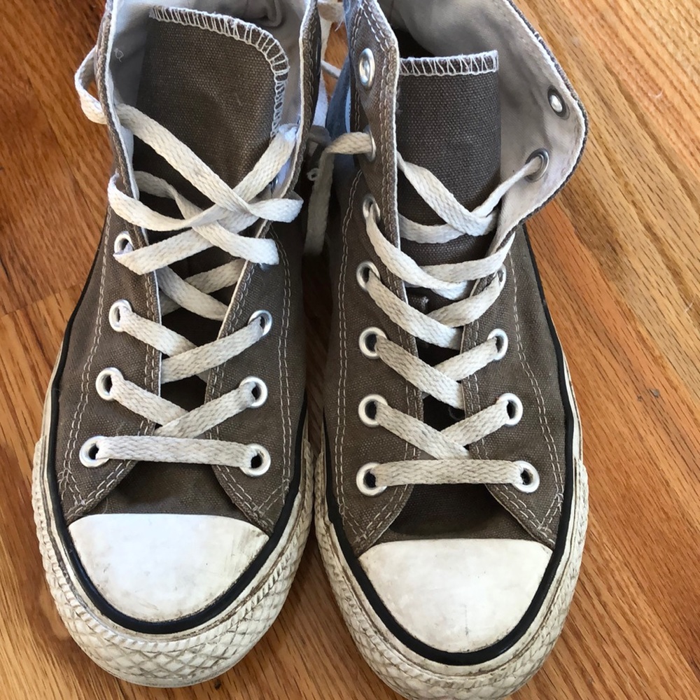 Grey High Top Converse